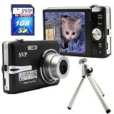 Xthinn-8363 10MP Max, very slim and stylish with 3x Optical Zoom and a 3 LCD Digital Camera (Free-1GB High Speed SD Card, a Sturdy Tripod)