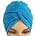 Luxury Divas Radiant Pleated Turban Bathing Cap
