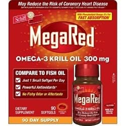Schiff MegaRed Omega-3 Krill Oil 300 mg - 90 Softgels