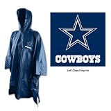 Dallas Cowboys NFL Adult Rain Poncho