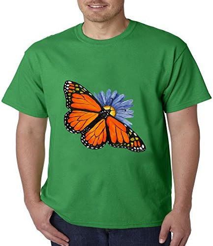 Onlyyousweet Art Butterflies Painting Best Resistant Modal Performance Short Sleeve Mens T-shirt Size S