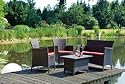 Sitzgruppe Lounge Set Gartenmöbel Tisch Sofa Sessel Neu