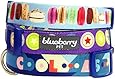 Blueberry Pet 3/4-Inch The Ultimate Macaroon Cake with Spring Pastel Hues Basic Polyester Nylon Dog Collar, Medium
