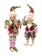 Pack of 4 Christmas Whimsy Fanciful Winking Elf Ornaments 15"
