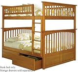 Full Size Bunk Bed Caramel Latte Finish