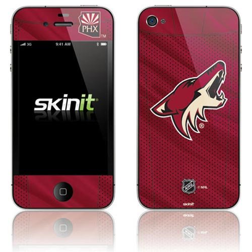 Skinit Phoenix Coyotes Home Jersey Vinyl Skin for Apple iPhone 4 / 4S