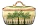 Kitchen & Housewares : BREAD BOX, CANISTER BOX PALM TREE DECOR TOAST JAR