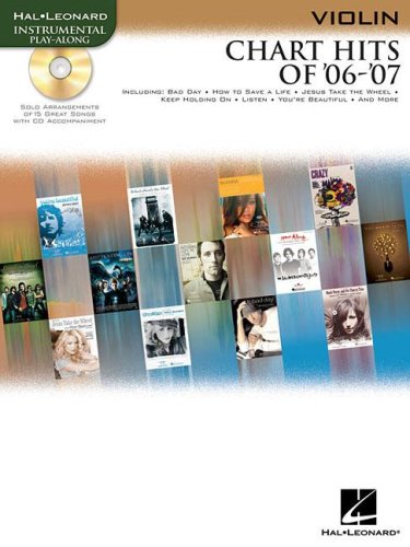 CHART HITS OF '06-'07 VIOLIN BKCD (Hal Leonard Instrumental Play-Along)