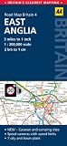 Road Map East Anglia (AA Road Map Britain Series)