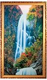 Waterfall Lighted Picture with Waterfall and Nature Sounds