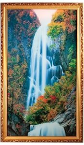 Amazon.com - Moving Waterfall Lighted Picture With Nature Sounds