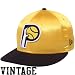 New Era Indiana Pacers Gold-Black Satron Quick Turn Snapback ...
