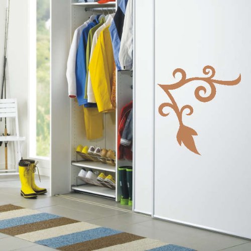 Opiniones de Etiqueta de la pared d23 hermosa guirnalda de flores