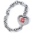North Carolina State Wolfpack Gametime Heart Bracelet/Watch