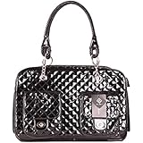 Tom Clovers New Pet Carrier Dog Tote Bag Soft PVC Handbag Travel Purse for Little Pet