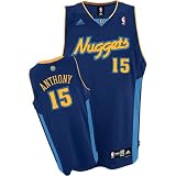 Denver Nuggets Carmelo Anthony #15 Adidas Swingman 2nd Road Jersey