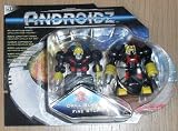 Androidz Action Figure Twin Pack - Drill Slice & Fire StormIMAGE