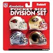 NFC West Division (4pc.) Revolution" Style Pocket Pro NFL Helmet Set"