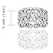 Viking Braided Wedding Band Borre Knot Norse Celtic 10mm Sterling Silver Ring Size 13(Sizes 4,5,6,7,8,9,10,11,12,13,14,15)