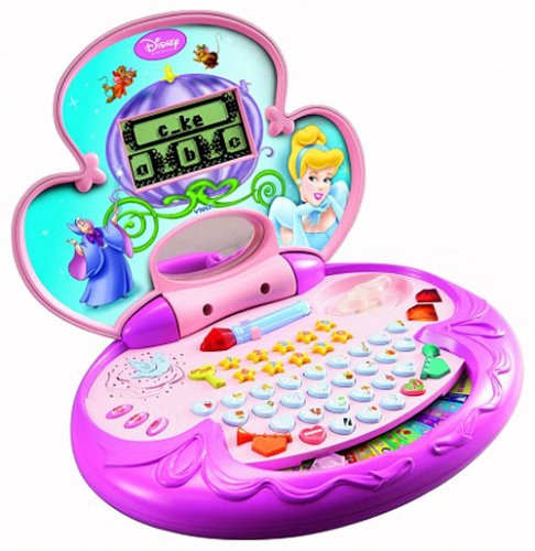Childrens Toyshop  Toys : Vtech - Disney Princess - Magic Wand Laptop