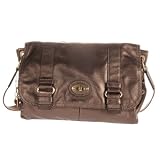 Fossil Morgan Bronze Leather Messenger Bag