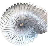 PSI Woodworking D50C 4-Inch by 50-Feet Clear Flexible Dust Collection Hose