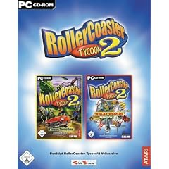 Rollercoaster Tycoon 2 - 2 Add-ons - Time Twister & Wacky Worlds (Software Pyramide)