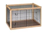 Iris 301526  MS-960D Wood  Wire Pen with Plastic Floor Tray 37 x 25