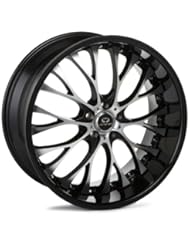 LORENZO WL027 Series Gloss Black With Chrome Lip Wheel (19x9.5"/5x112mm)