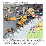 Londons Times Funny Music Cartoons - Suffering A Hat Attack - Light Switch Covers - double toggle switch