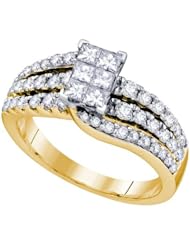 1.26CTW DIAMOND INVISIBLE RING