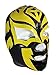SOMBRA Adult Lucha Libre Wrestling Mask (pro-fit) Costume Wear - Black/Yellow