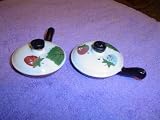 SKILLET SALT AND PEPPER SHAKERS