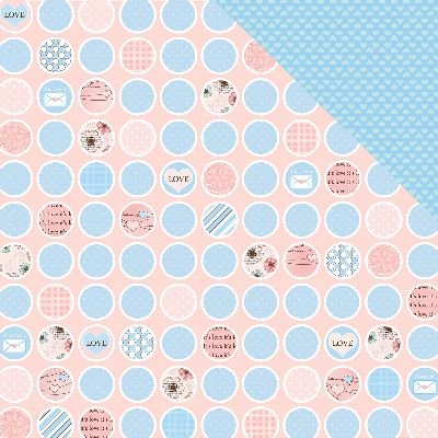 ScrapBerry's All My Love You and Me Double-Sided Cardstock, 12" x 12"