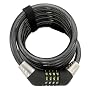 OnGuard Doberman 6 Foot Coil Cable w/ Combination Lock
