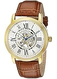 Stuhrling Original Men's 1077.3335K2 Classic Delphi Venezia Stainless Steel Watch with Leather Band