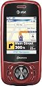 Pantech Matrix C740 Phone, Red (AT&T)