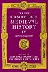The New Cambridge Medieval History, Vol. 4: c. 1024-c. 1198 (Part 1)