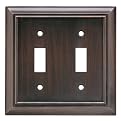 Architectural Double Switch Wall Plate- Set of 2