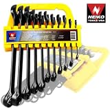 11pc CrV Combination Wrench Tool Set, SAE