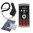 Rapid Car Charger + Crystal Clear Hard Cover Case + LCD Screen Protector for Verizon LG enV3 VX9200