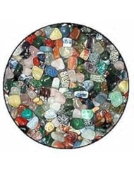 Single Detail Page Misc: Bulk Polished Stones - Assorted Brazilian Agates - 40+ pieces - 1 lb from Dinosaurs Rock - Dinosaurs Rock