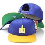 Seattle Mariners Retro Snapback Cap Hat AN 2 Tone