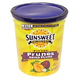 Sunsweet Prunes, Pitted, 20-Ounce Carton Can (Pack of 4)