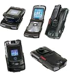 AUTHENTIC CELLET ITALIAN LEATHER BERGAMO CASE (with BELT CLIP) + CAR CHARGER for MOTOROLA RAZR V3, V3c, V3m, MOTORAZR V3i, V3t, V3e, V3r, V3x - RETAIL PACKAGING