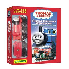 Thomas the Tank Engine and Friends - Thomas' Christmas Wonderland (With Bonus James Wooden Train) [VHS]