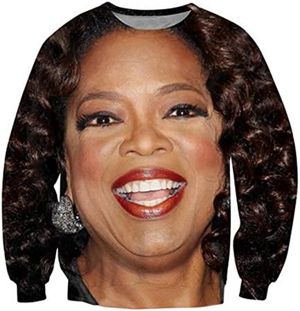 Cool 3D Women Oprah Sweatshirt Hoodie Harajuku Unisex Sport Sweater Men Tshirt (S)