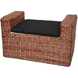 Rush Grass Storage Bench Color: Honey