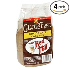 Bob's Red Mill Gluten-Free Chocolate Cake Mix, 16-Ounce Packages (Pack of 4)