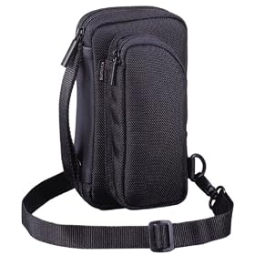 Sumdex Ballistic Nylon Padded PDA -Cell Phone Organizer Case - Black